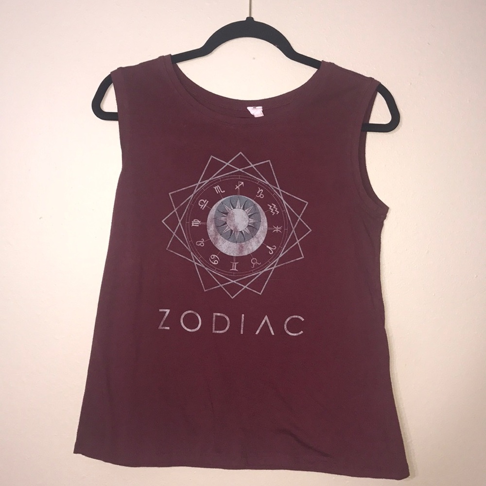 Maroon tank top